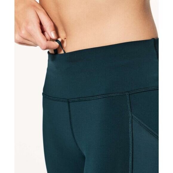 LULULEMON Home Stretch Crop 19" Size 4 Submarine - Picture 2 of 9